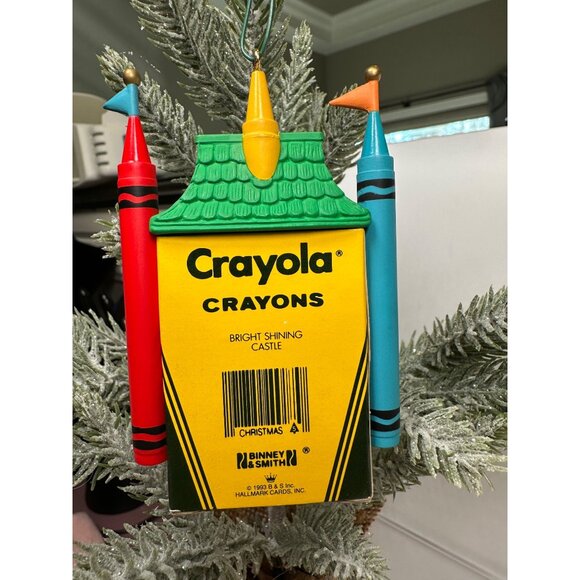 Crayola Crayons Bright Shining Castle 1993 Hallmark Ornament Christmas Decor - Picture 6 of 9